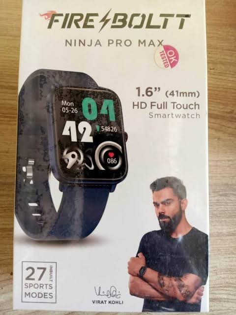 smartwach fire boltt ninja pro max eshaantraders.in