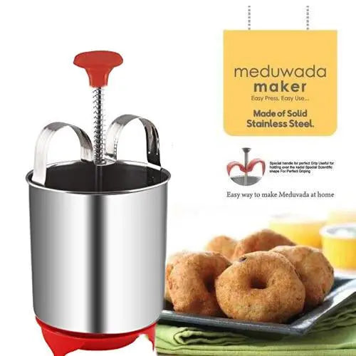 Kitchen Appliances - Medu Wada Vada Donut Maker Dispenser, Meduwada Stainless Steel MENDUVADA Eshaan Traders