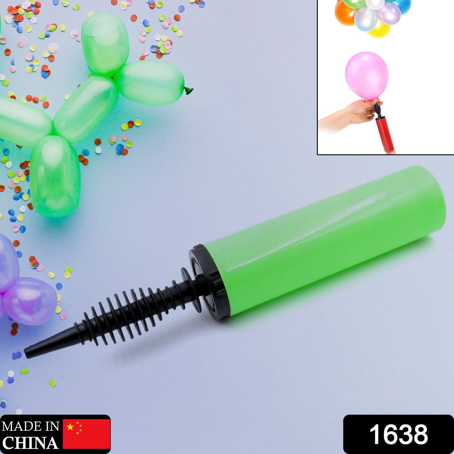 1638 Handy Air Balloon Pumps for Foil Balloons and Inflatable Toys Eshaan Traders