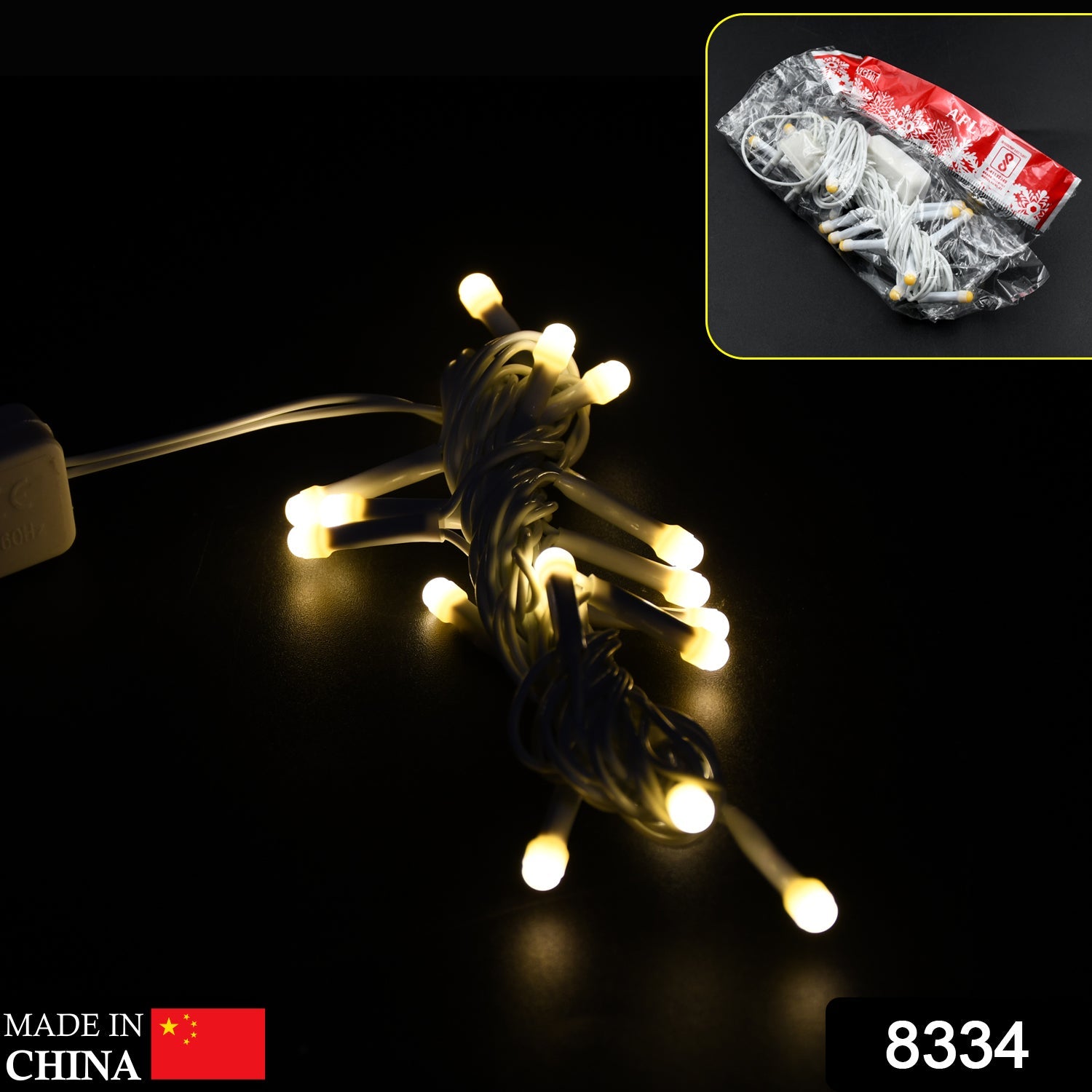 8334 Festive 3 Meter Festival Decoration Led String Light, Diwali Light for Indoor and Outdoor Uses in All Ocassion Birthday 1 Color Light  (16l 3Mtr) Eshaan Traders