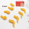 4341 Cute Erasers, Pencil Eraser, Chicken Wings Chicken Legs Eraser Student School Supplies Gifts Chicken Rubber Drawing Small Eraser Office Accessory Fun Back to School Supplies Gifts Party Favor for Kids Adults Students (8 Pcs Set) Eshaan Traders