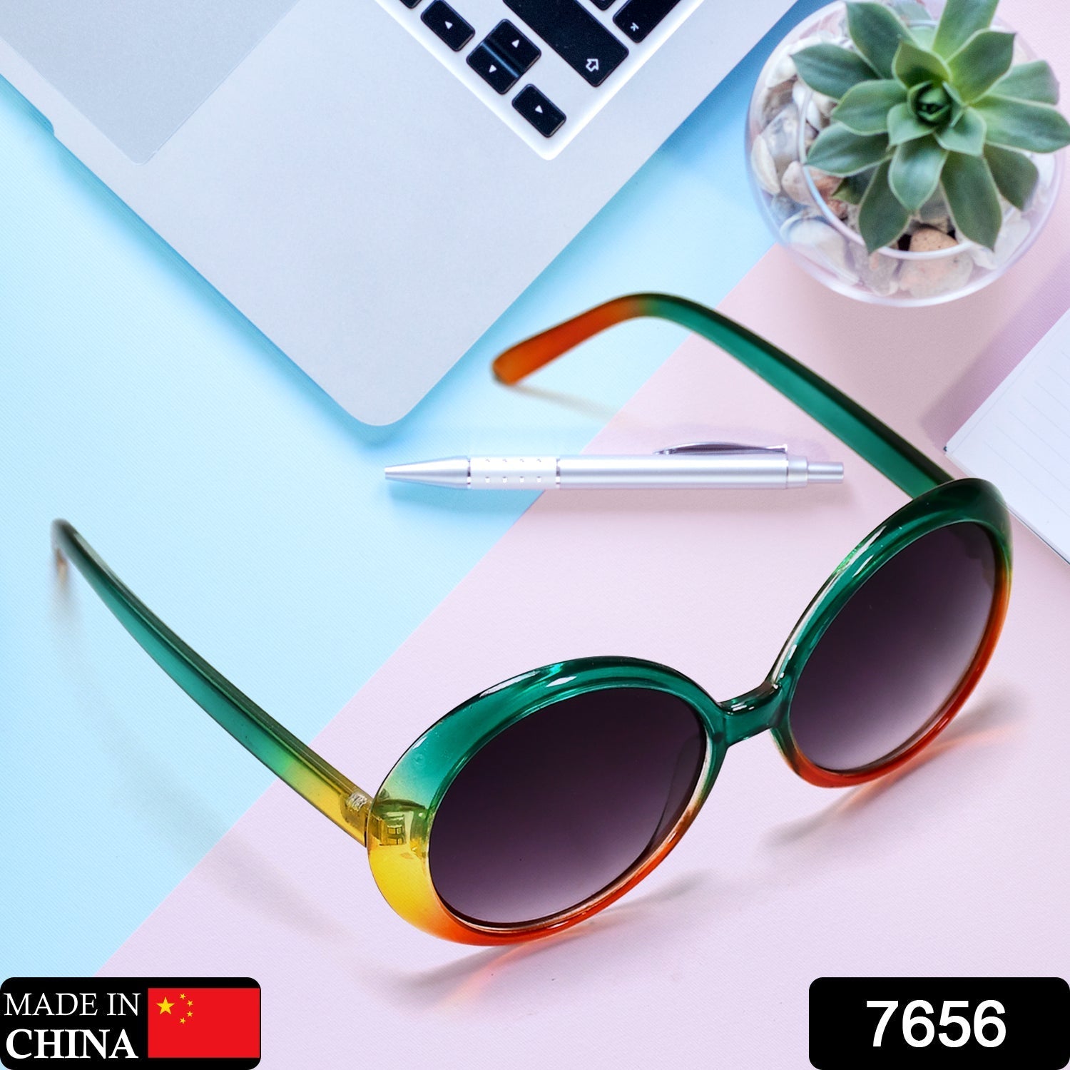 7656 Eye Sunglass New Design  For Women (1 pcs ) DeoDap