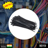 9019 100 Pc Cable Zip Ties used in all kinds of wires to make them tied and knotted etc. DeoDap