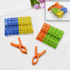 7893A  MULTIFUNCTION PLASTIC HEAVY QUALITY CLOTH HANGING CLIPS, PLASTIC LAUNDRY CLOTHES PINS SET OF 16PC Eshaan Traders