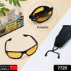 7726 Protect Eshaan Traders | Clear Vision Glasses for Driving Car & Bike Riding Yellow/Black Glasses for Men and Women Eshaan Traders