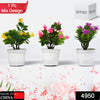 4950 Flower Pot Artificial Decoration Plant | Natural Look & Plastic Material For Home , Hotels , Office & Multiuse Pot Eshaan Traders