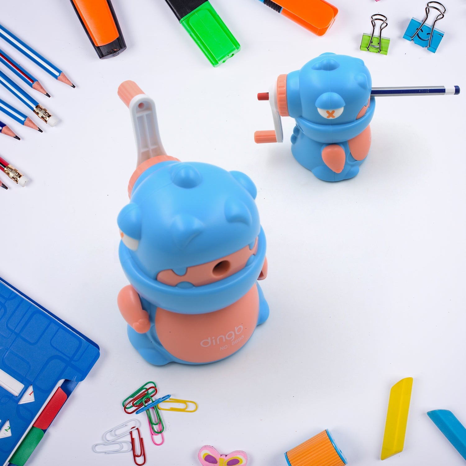 Sharpener for Pencil with Removable Tray Hardiness Steel Cutter, Kids Teddy Shaped Pencil Sharpener Machine, Birthday Return Gift Stationary Gifts Eshaan Traders