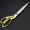 Stainless Steel Tailoring Scissor Sharp Cloth Cutting for Professionals  (Golden) Eshaan Traders