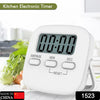 1523 Digital Kitchen Timer with Alarm | Stop Watch Timer for Kitchen | Kitchen Timer with Magnetic Stand |Timer Clock for Study Eshaan Traders