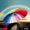 9105 Rainbow Umbrella for Men & Women (Multicolor) Eshaan Traders