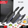 5910 5-Piece Forged Kitchen Chef Cutlery Stainless Steel Knife Set, Chopping Knife, Chef Knife, Utility Knife, Butcher Knife (5pc) DeoDap