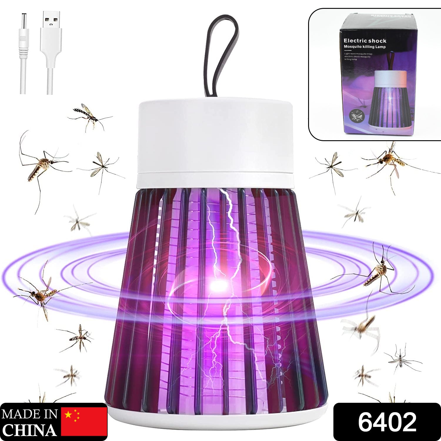 6402 Mosquito Killer Machine  Mosquito Killer USB Powered Bug Zapper Mosquito Lamp For Home Electric LED Lamp Mosquito Killer Indoor  /  Outdoor Mosquito Trap Machine Eshaan Traders