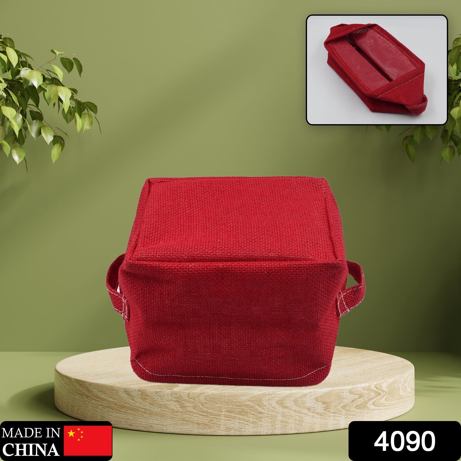 4090 Foldable Bag, Small Storage Bag, Cotton Bag, All Type Use Bag For Home & Kitchen Use Eshaan Traders