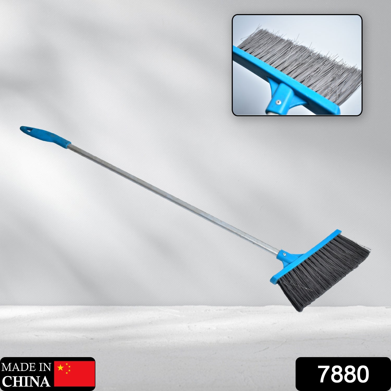 7880  Long Handle - Floor Scrub Brushes for Cleaning Shower, Stiff Bristle Scrubber Brush for Bathroom, Bathtub, Tub, Tile Floors, Garage Eshaan Traders