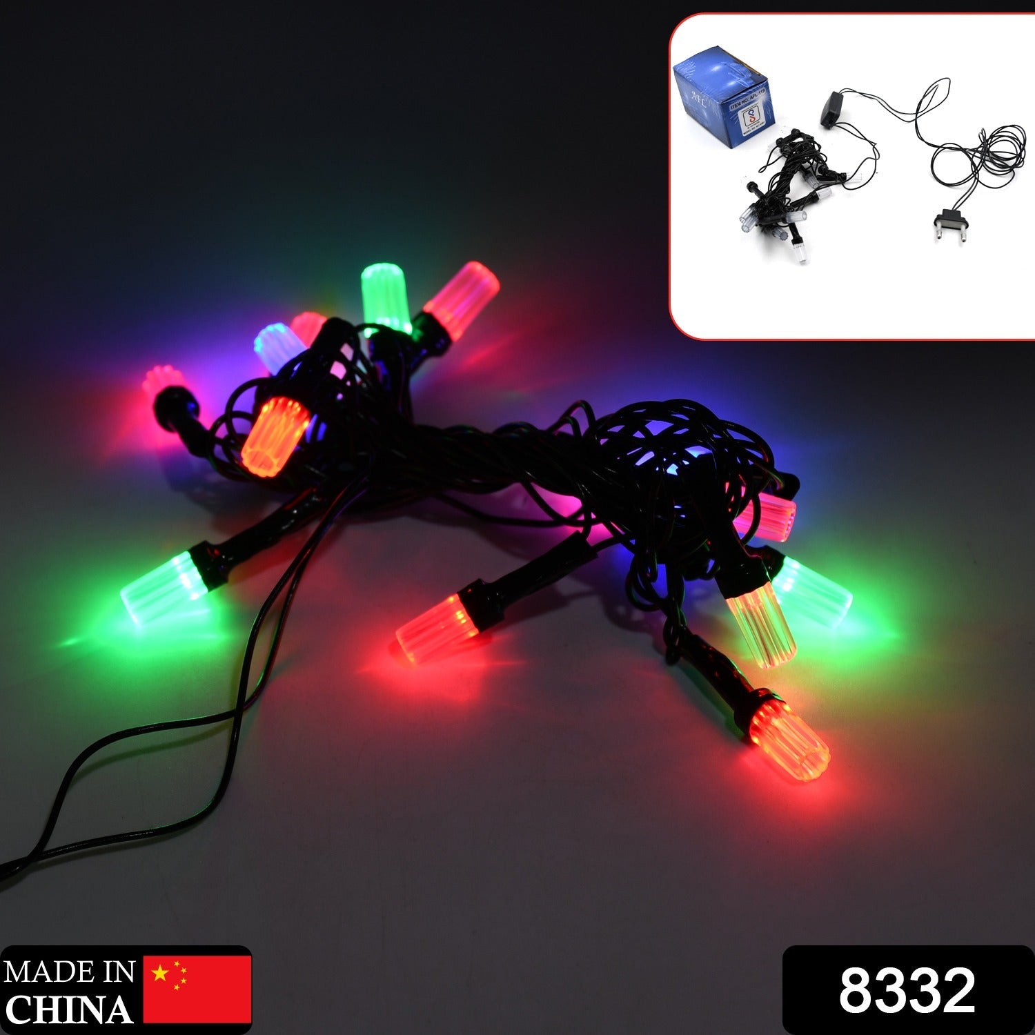 8332 Festive 3 Meter Festival Decoration Led String Light, Diwali Light for Indoor and Outdoor Uses in All Ocassion Birthday Party Multicolor Light  (15L 3mtr) Eshaan Traders