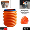 Foldable Storage Bucket , Water Container & Dustbin Multiuse Bucket For Home , Car & Kitchen Use Bucket Eshaan Traders