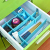 4146 Storage Box Drawer Organizer Drawer Cupboard Divider | Grid Closet Sorting Partition | Plastic Strips Separators box organizer (4 Pc Set ) Eshaan Traders