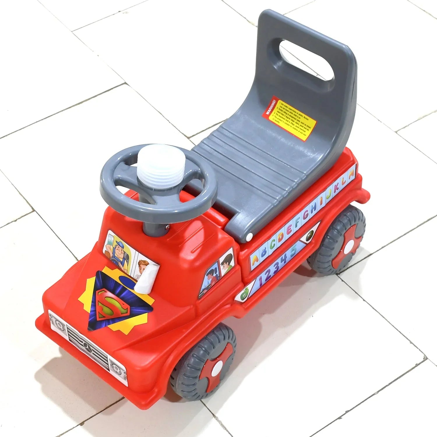 4323 Baby Ride on Push Car for Kids | Kids Baby Big Car Ride on Toy with Backrest Musical Horn For Children Kids Toy Ride-on, Truck, Etc Suitable for Kids Boys/Girls  | Ride on Baby Car for Kids to Drive Boys, Girls Eshaan Traders