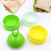 5924A  3 Layer Lunch Box Unique Design Bite Lunch Box With Liquid & Food Container Lunch Box (Green) Eshaan Traders