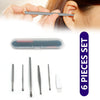 6314 6Pcs Earwax Removal Kit | Ear Cleansing Tool Set | Ear Curette Ear Wax Remover Tool Eshaan Traders