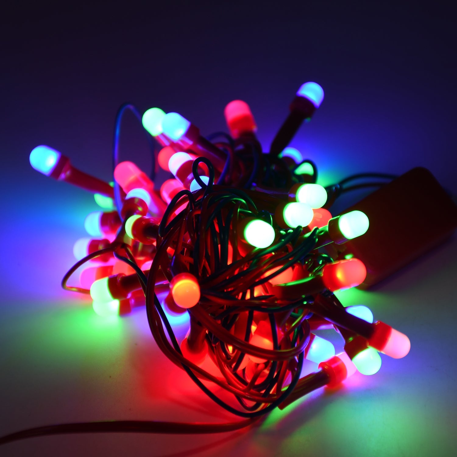 8342 9Mtr Home Decoration Diwali & Wedding LED Christmas String Light Indoor and Outdoor Light ,Festival Decoration Led String Light, Multi-Color Light 8MM (90L 9 Mtr) Eshaan Traders