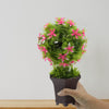 Wild Artificial Flower Plants with Cute Pot | Flower Plant for Home Office Decor | Tabletop and Desk Decoration | Artificial Flower for Balcony Indoor Decor, Plants for Living Room (1 Pc) Eshaan Traders