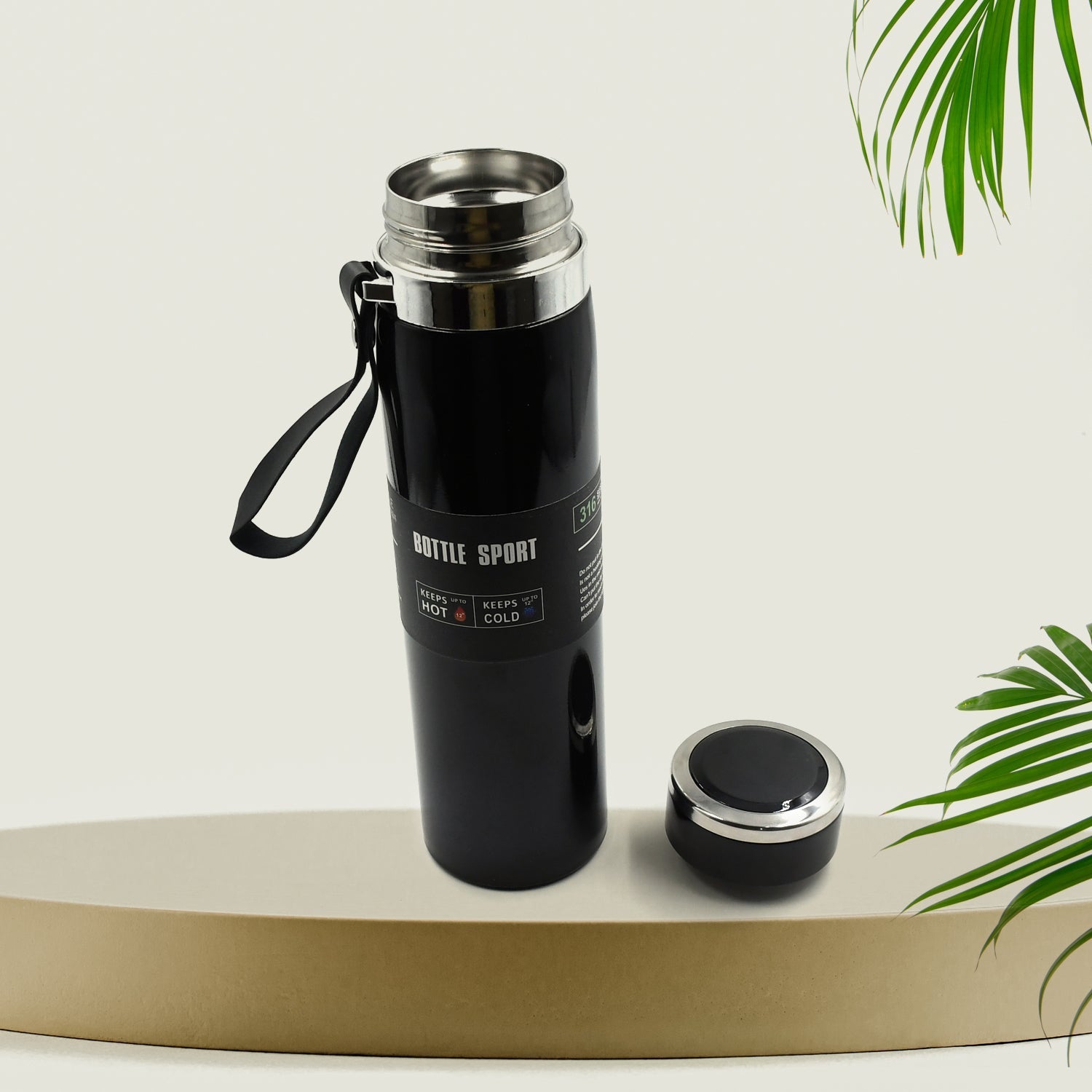 5875 800ml Stainless Steel Water Bottle for Men Women Kids | Thermos Flask | Reusable Leak-Proof Thermos steel for Home Office Gym Fridge Travelling Eshaan Traders