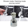 0552 Faucet Sprayer - Kitchen Sink Aerator Adjustable Rotatable Water Saver Head, Upgraded Big Angle Replacement Anti Splash Shower Booster with V Tap Stream Switch, Moveable Kitchen Tap Head (1 Pc) Eshaan Traders