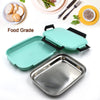 5366 Plastic Insulated Airtight Leak-Proof Lunch Box With small lunch box, Stainless Steel Plate for Office, School, Picnic Eshaan Traders