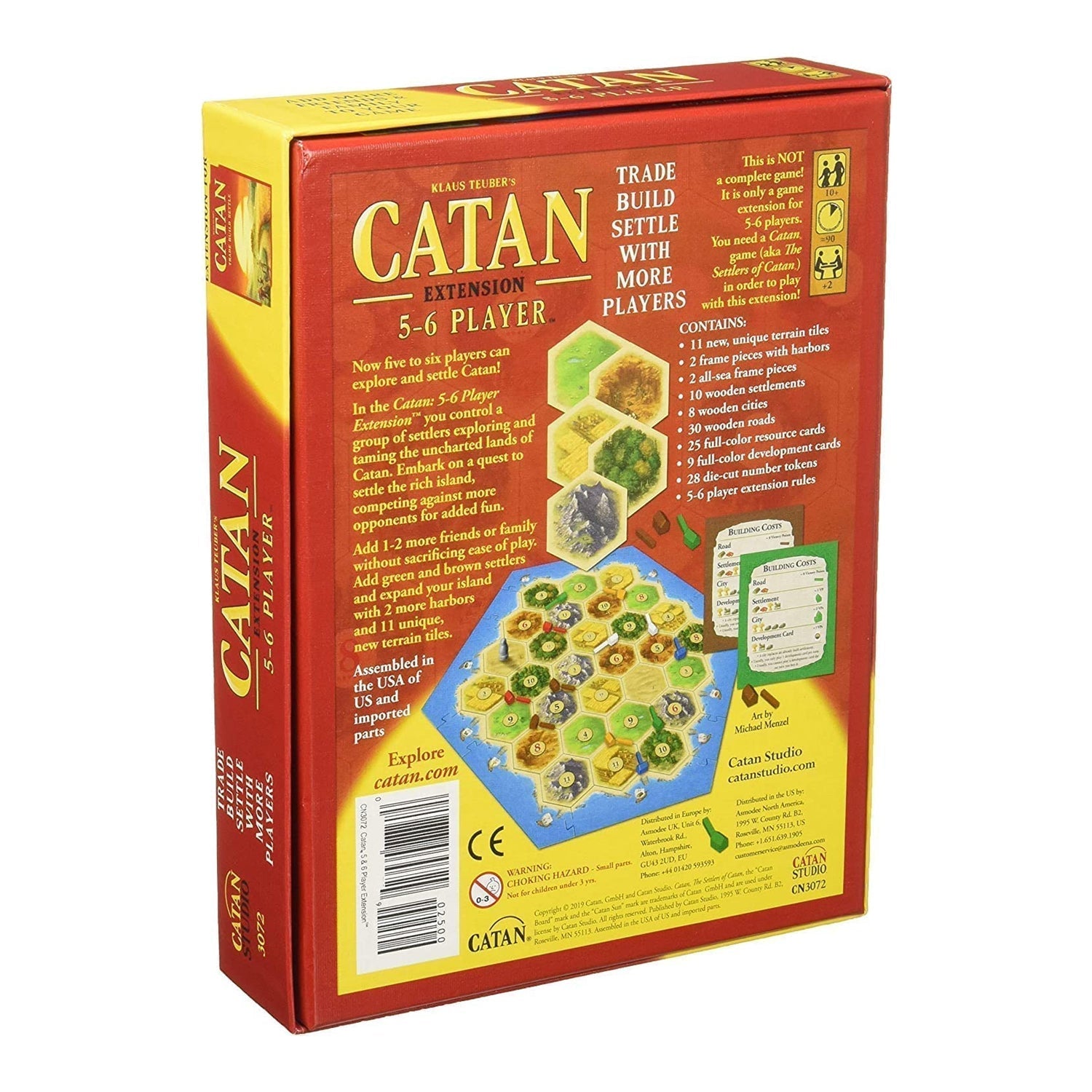 4659 Catan Board Game Extension Allowing a Total of 5 to 6 Players for The Catan Board Game | Family Board Game | Board Game for Adults and Family | Adventure Board Game (Pack of 1) DeoDap