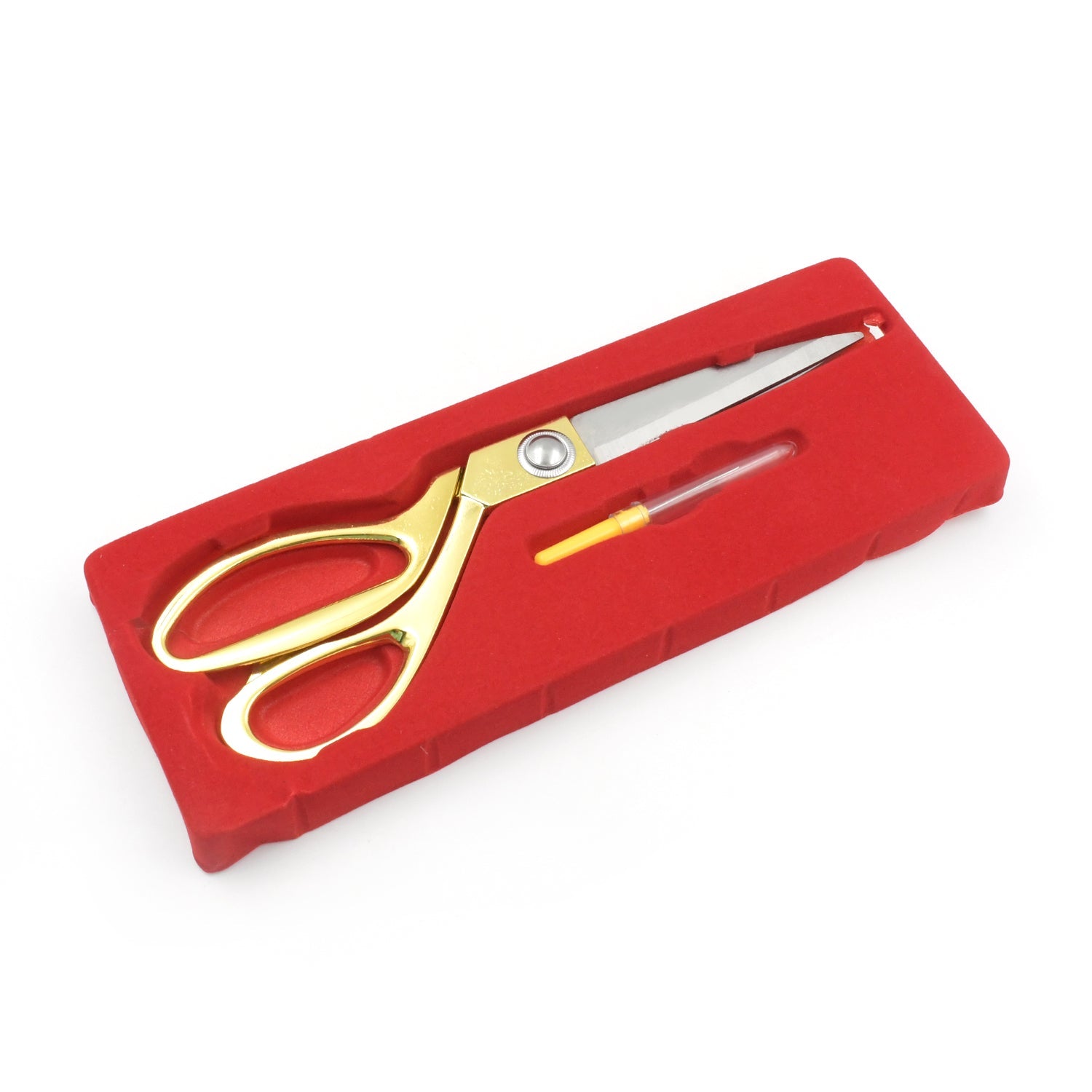 1543 Stainless Steel Tailoring Scissor Sharp Cloth Cutting for Professionals, Stainless Steel Sharp Tailor Scissors Clothing Scissors Professional Heavy Duty Dressmaking Shears Sewing Tailor (Golden)(9.5 Inch) Eshaan Traders