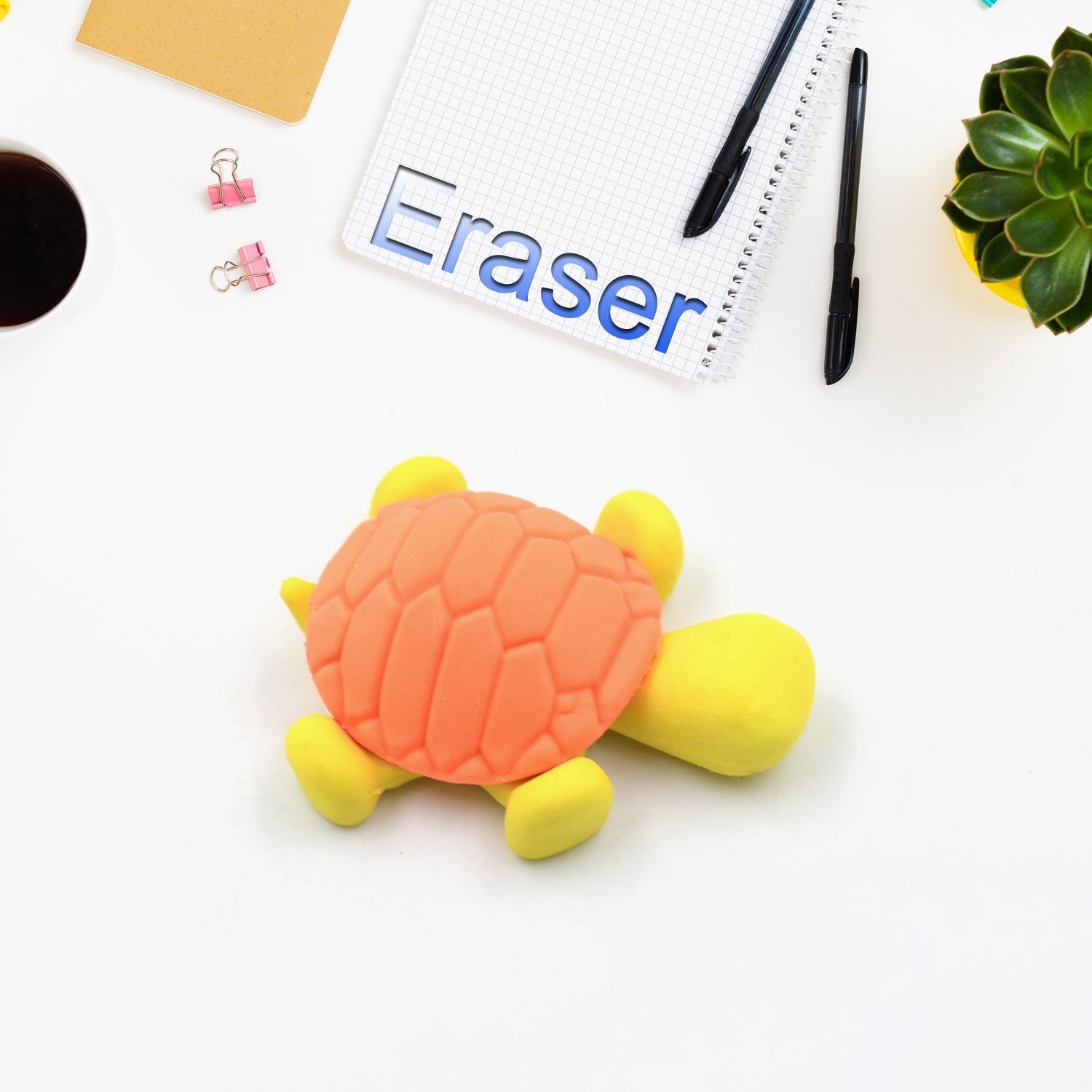 4114 Rubber Animal Erasers Tortoise Eraser Students Kids Cartoon Erasers Classroom Reward Pencils Erasers for School Kids Idea for Kid's Birthday Return Gift (1 Pc) Eshaan Traders