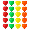 8891 Heart shaped balloons Kinds of Rainbow Party Latex Balloons for Birthday / Anniversary / Valentine's / Wedding / Engagement Party Decoration Multicolor (20 Pcs Set) Eshaan Traders