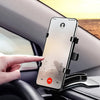 6948  Car Phone Holder Clip Mount 360 Degree Rotation Dashboard Rear View Mirror Sun Visor Smartphone HUD Navigation Fold Stand Plastic Black Compatible For All Smart Phones Eshaan Traders