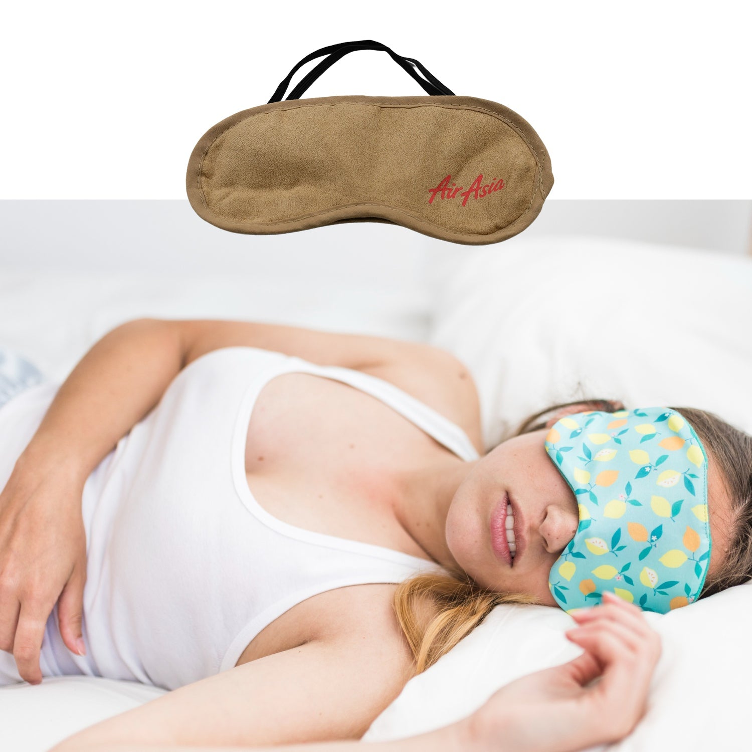 6912 SLEEPING MASK LIGHTWEIGHT COTTON FABRIC BLINDFOLD SOFT EYE MASK SUPER NEW PREMIUM EYE MASK (1 PC) Eshaan Traders