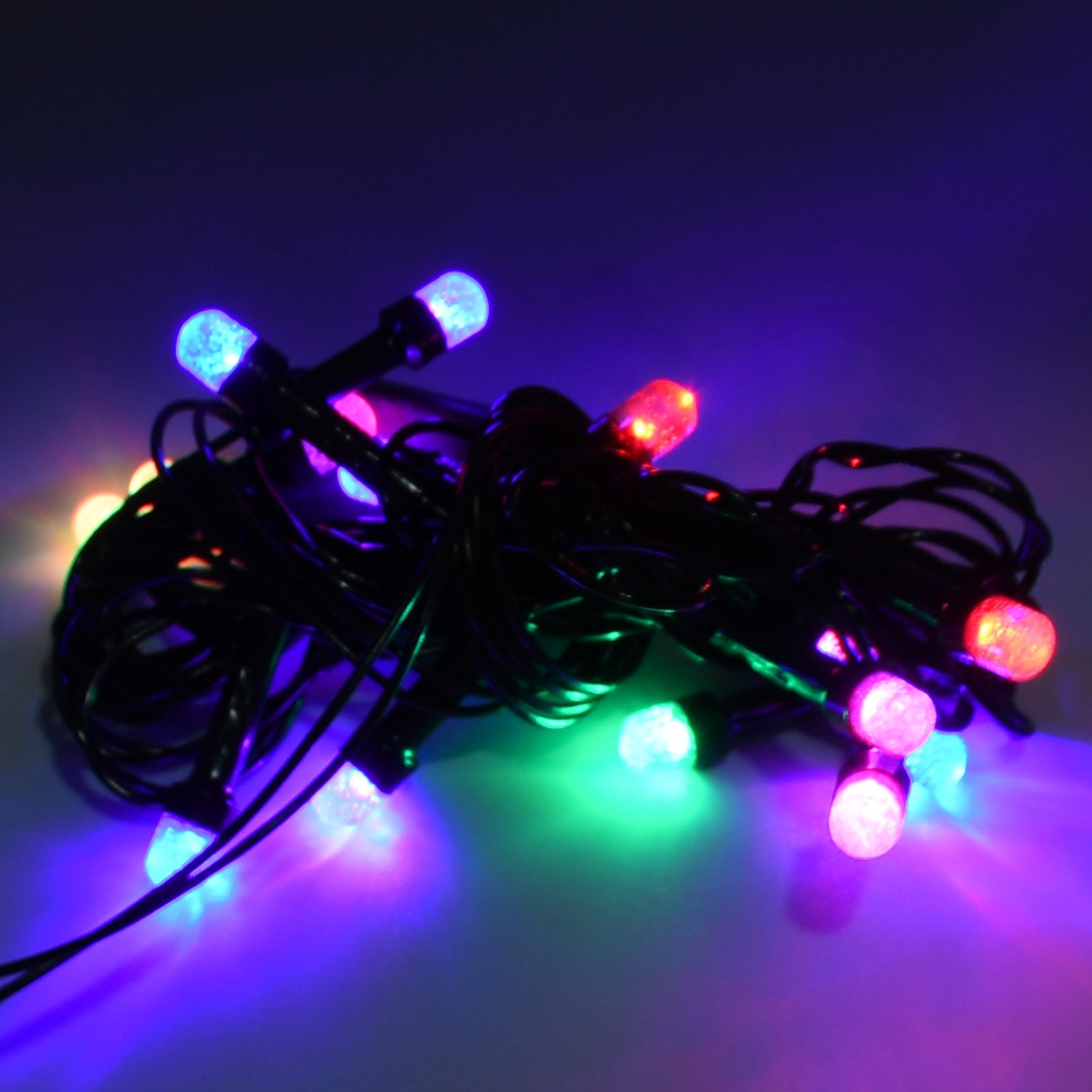 8350 3Mtr Home Decoration Diwali & Wedding LED Christmas String Light Indoor and Outdoor Light ,Festival Decoration Led String Light, Multi-Color Light 1.4MM (15L 3 Mtr) Eshaan Traders