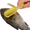 0112 Plastic Fish Scales Graters Scraper, Fish Skin Brush Fish Cleaning Tool Scraping Scales Device with Cover Home Kitchen Cooking Tools 1 Pieces Eshaan Traders