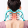 NECK SHOULDER MASSAGER, PORTABLE RELIEVING THE BACK FOR MEN RELIEVING THE WAIST WOMEN (1PC) Eshaan Traders