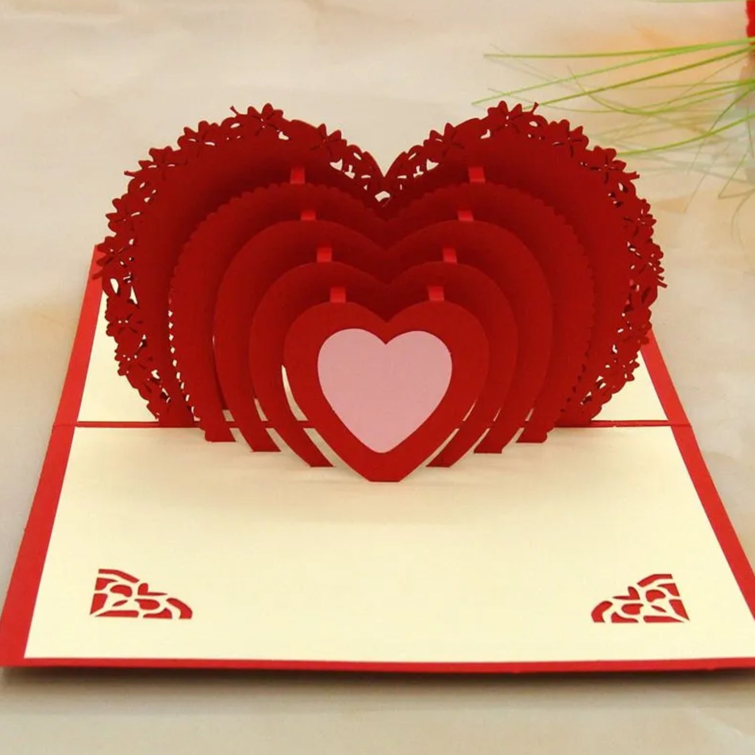 3D Paper Wish Card High Quality Paper Card All Design Card Good Wishing Card (All 3D Card Birthday, Christmas Card,  Cartoon Card, Love Heart Card) (1 Pc) Eshaan Traders