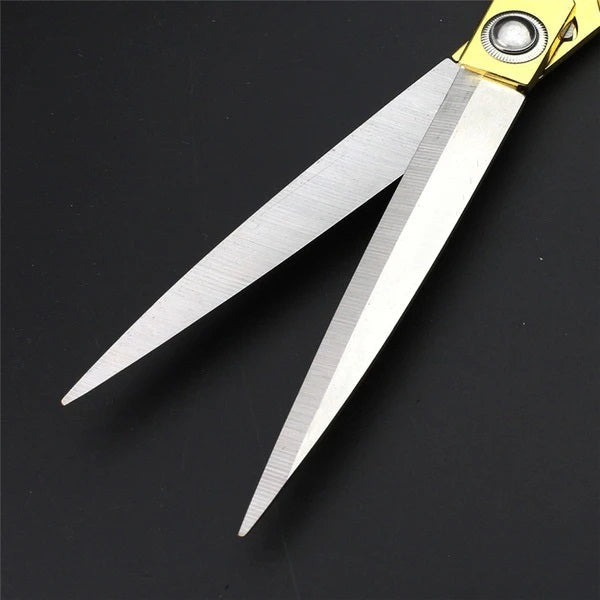 Stainless Steel Tailoring Scissor Sharp Cloth Cutting for Professionals  (Golden) Eshaan Traders