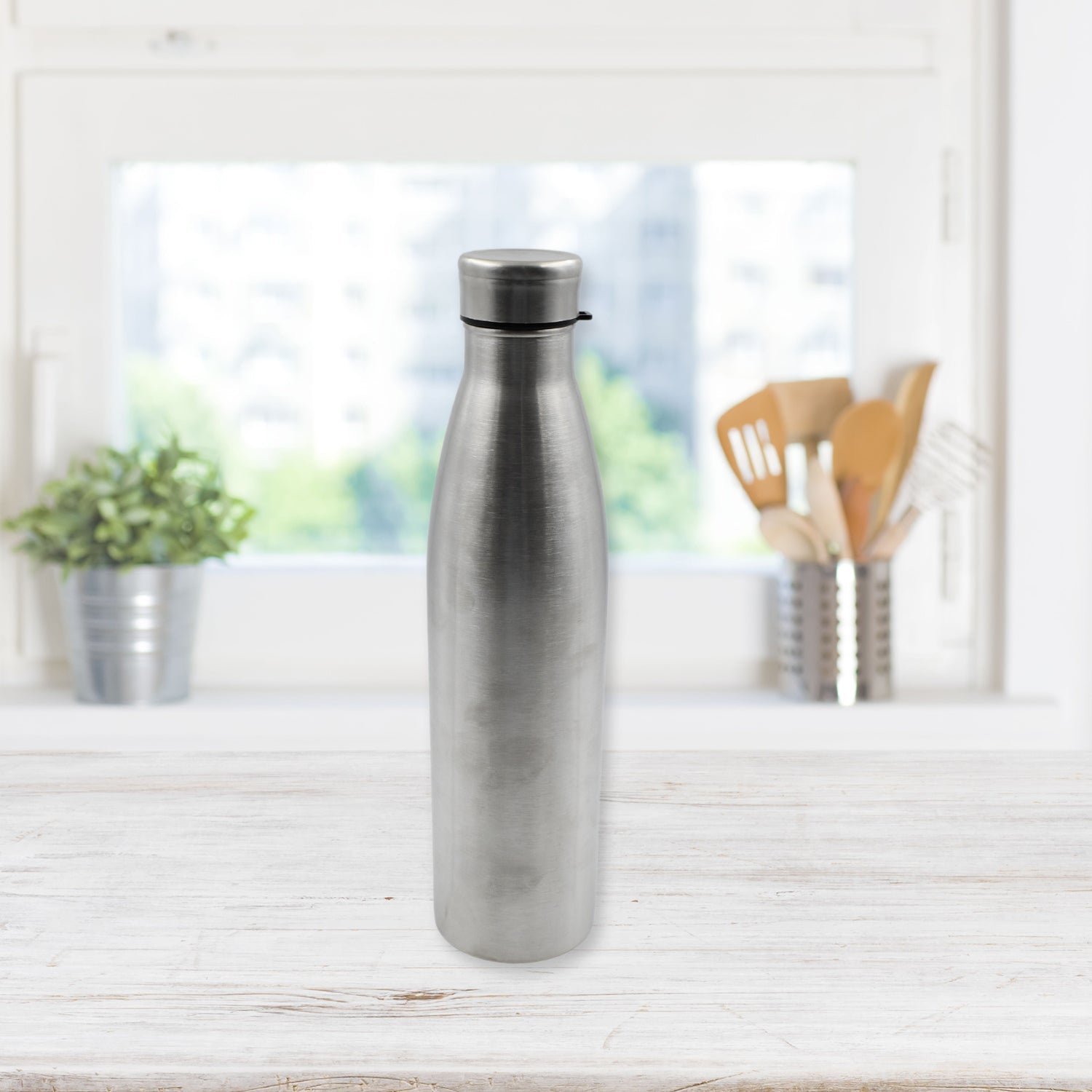 6857  Water Bottle for Office, Thermal Flask, Stainless Steel Water Bottles, Fridge Water Bottle, Hot & Cold Drinks, BPA Free, Leakproof, Portable For office/Gym/School 1000 ML Eshaan Traders