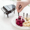 5538 10Pcs/Lot Creative Piano Fruit Forks Set Food Sticks for Dessert Fruit Snack Picking Kitchen Dining Tools (10 Pc Set) Eshaan Traders