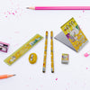 4599   6 PC SET STATIONARY SET INCLUDING PENCIL RULER RUBBER PENCIL SHARPENER  SCHOOL, OFFICE PRODUCT GIFT Eshaan Traders