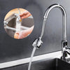 0538 Kitchen Faucet Extender Water Swivel Faucet 360 Degree Rotatable Faucet Sprayer Head Double Mode Water Saving Tap Adjustable Stainless Steel Spout Splash-Proof for Kitchen Bathroom (1 Pc) Eshaan Traders