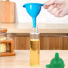 4237 Silicone Funnel For Pouring Oil, Sauce, Water, Juice And Small Food-GrainsFood Grade Silicone Funnel (1 Pc Green) Eshaan Traders