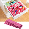 1164 Plastic Adjustable Grid Drawer Dividers Organizers Closet Straps For Home And Kitchen Drawer Use Eshaan Traders