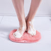 7690 Shower Foot & Back Scrubber, Massage Pad, Scrubber, Silicone Bath Massage Cushion Brush with Suction Cups, Bathroom Wash Foot Mat DeoDap