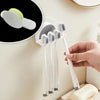 7809 Plastic Tooth Brush, Toothbrush Holder Toothbrush Wall Stand Toothbrush Storage Wall Toothbrush Holder for Bathroom Toothbrush Organizer 4 slot toothbrush holder  (1 Pc) Eshaan Traders