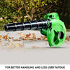 3158 650V Blower Portable rifel Range Heavy Duty air Blower, Electric Air Blower for Home/Office/Car/Pc/Computer Dust/Garage/Patio/Garden Leaf/Trash Cleaning  (350W, 2.3 m3/min, 13000 RPM, Green) Eshaan Traders