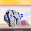 0623 Mop Stick Degree Expandable Stainless Steel Stick Rod Set, Handle, Head, Magic Riffle, Standard Mop, Cotton Twist Mop Eshaan Traders